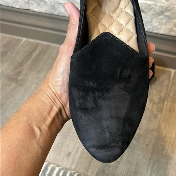 Birdies Black Suede Loafers size 8 - Picture 10 of 11